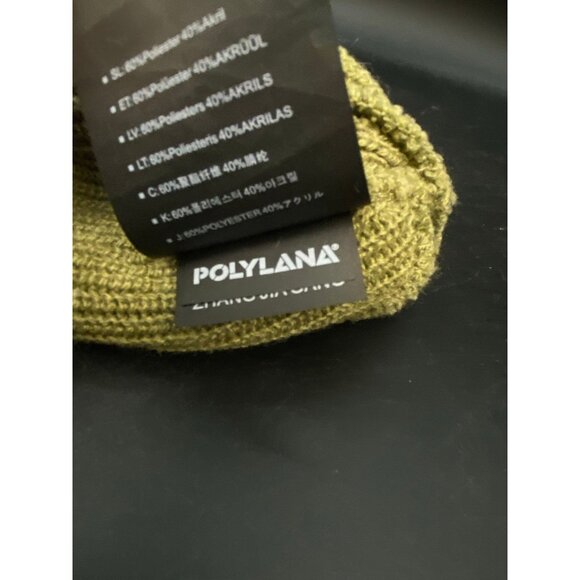 Burton Snowboard Polylana Forest Green Beanie Ski Hiking Outdoors Vintage - Picture 6 of 8